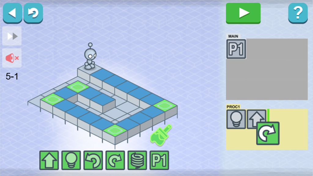 Lightbot: Programming Puzzles
